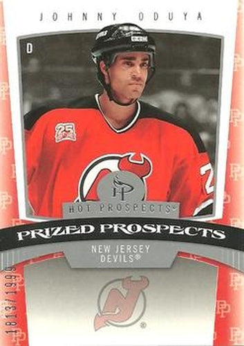 #167 Johnny Oduya - New Jersey Devils - 2006-07 Fleer Hot Prospects Hockey