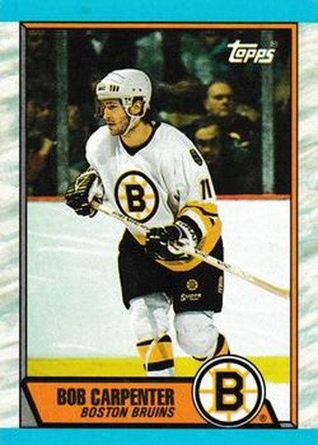 #167 Bob Carpenter - Boston Bruins - 1989-90 Topps Hockey