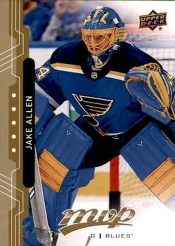 #167 Jake Allen - St. Louis Blues - 2018-19 Upper Deck MVP Hockey