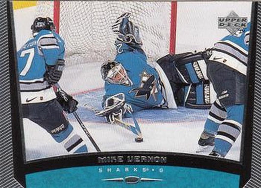 #167 Mike Vernon - San Jose Sharks - 1998-99 Upper Deck Hockey