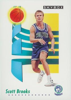 #167 Scott Brooks - Minnesota Timberwolves - 1991-92 SkyBox Basketball