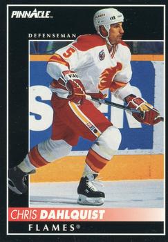 #167 Chris Dahlquist - Calgary Flames - 1992-93 Pinnacle Canadian Hockey