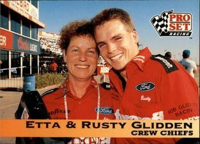 #167 Rusty Glidden / Etta Glidden - 1992 Pro Set NHRA Racing