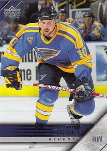#167 Dallas Drake - St. Louis Blues - 2005-06 Upper Deck Hockey