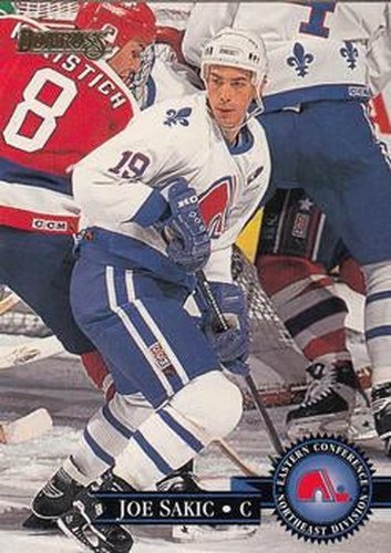 #167 Joe Sakic - Quebec Nordiques - 1995-96 Donruss Hockey