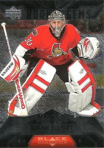 #167 Brian Elliott - Ottawa Senators - 2007-08 Upper Deck Black Diamond Hockey