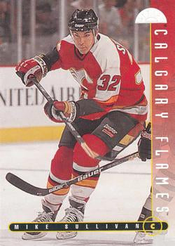 #167 Mike Sullivan - Calgary Flames - 1995-96 Leaf Hockey