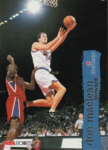 #167 Don MacLean - Washington Bullets - 1995-96 Hoops Basketball