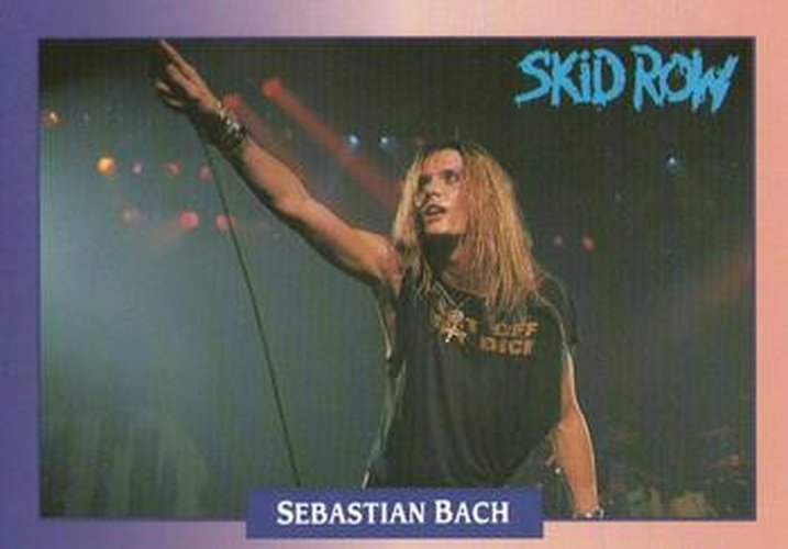 #167 Sebastian Bach - 1991 Brockum Rock Cards