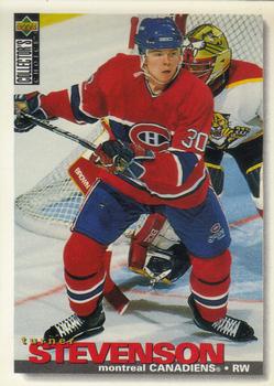 #167 Turner Stevenson - Montreal Canadiens - 1995-96 Collector's Choice Hockey