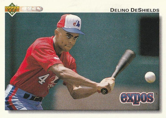 #167 Delino DeShields - Montreal Expos - 1992 Upper Deck Baseball