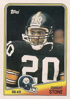 #167 Dwight Stone - Pittsburgh Steelers - 1988 Topps Football