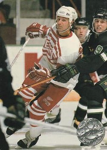 #167 Paul Ysebaert - Detroit Red Wings - 1991-92 Pro Set Platinum Hockey