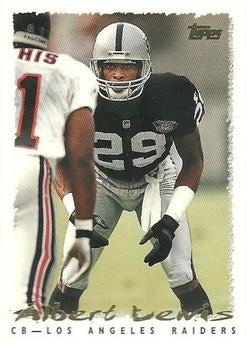 #167 Albert Lewis - Los Angeles Raiders - 1995 Topps Football