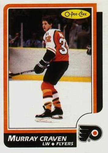 #167 Murray Craven - Philadelphia Flyers - 1986-87 O-Pee-Chee Hockey