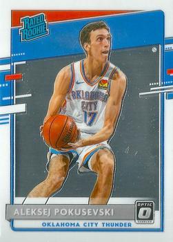 #167 Aleksej Pokusevski - Oklahoma City Thunder - 2020-21 Donruss Optic Basketball