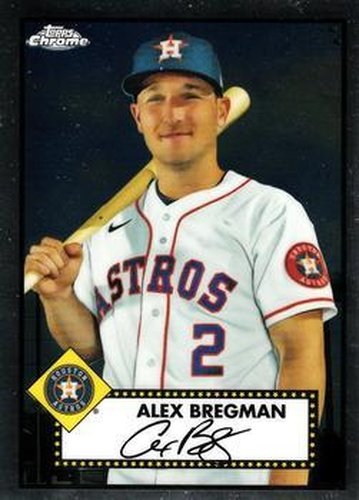 #167 Alex Bregman - Houston Astros - 2021 Topps Chrome Platinum Anniversary Baseball