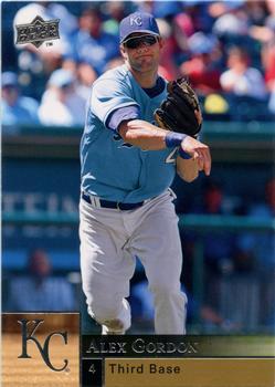 #167 Alex Gordon - Kansas City Royals - 2009 Upper Deck Baseball