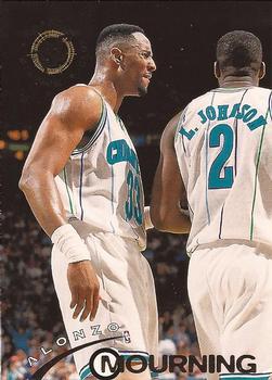 #167 Alonzo Mourning - Charlotte Hornets - 1994-95 Stadium Club Basketball
