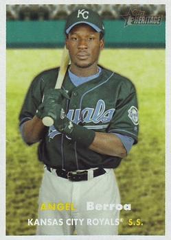 #167 Angel Berroa - Kansas City Royals - 2006 Topps Heritage Baseball