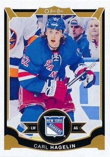 #167 Carl Hagelin - New York Rangers - 2015-16 O-Pee-Chee Hockey