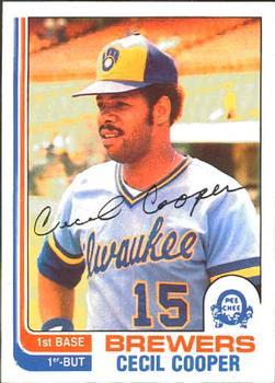 #167 Cecil Cooper - Milwaukee Brewers - 1982 O-Pee-Chee Baseball