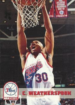 #167 Clarence Weatherspoon - Philadelphia 76ers - 1993-94 Hoops Basketball
