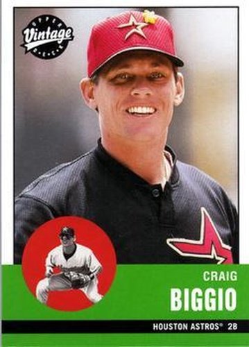 #167 Craig Biggio - Houston Astros - 2001 Upper Deck Vintage Baseball