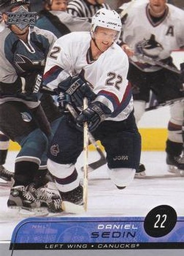 #167 Daniel Sedin - Vancouver Canucks - 2002-03 Upper Deck Hockey