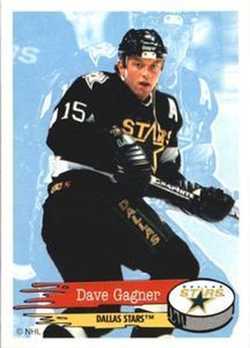 #167 Dave Gagner - Dallas Stars - 1995-96 Panini Hockey Stickers