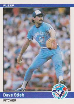 #167 Dave Stieb - Toronto Blue Jays - 1984 Fleer Baseball