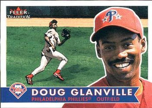 #167 Doug Glanville - Philadelphia Phillies - 2001 Fleer Tradition Baseball