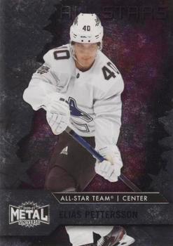 #167 Elias Pettersson - Vancouver Canucks - 2020-21 Skybox Metal Universe Hockey