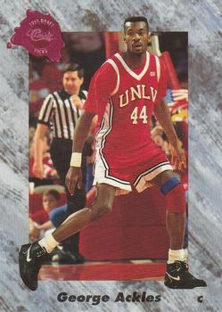 #167 George Ackles - Miami Heat - 1991 Classic Four Sport