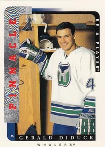 #167 Gerald Diduck - Hartford Whalers - 1996-97 Pinnacle Be a Player Hockey