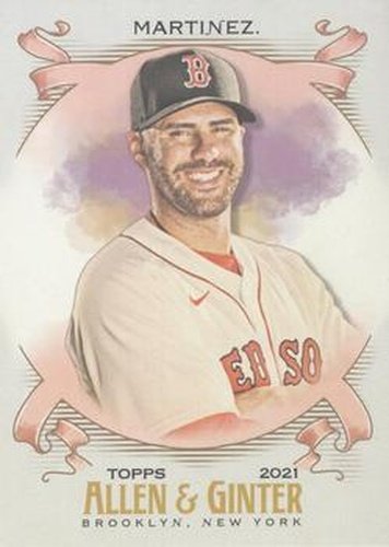#167 J.D. Martinez - Boston Red Sox - 2021 Topps Allen & Ginter Baseball