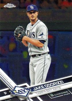 #167 Jake Odorizzi - Tampa Bay Rays - 2017 Topps Chrome Baseball