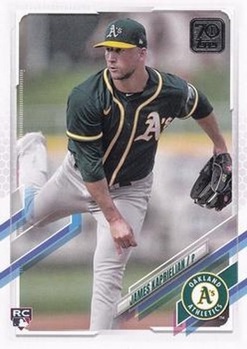 #167 James Kaprielian - Oakland Athletics - 2021 Topps Baseball