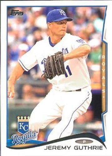 #167 Jeremy Guthrie - Kansas City Royals - 2014 Topps Baseball