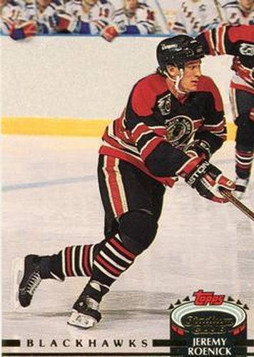 #167 Jeremy Roenick - Chicago Blackhawks - 1992-93 Stadium Club Hockey