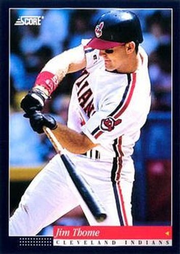 #167 Jim Thome - Cleveland Indians -1994 Score Baseball