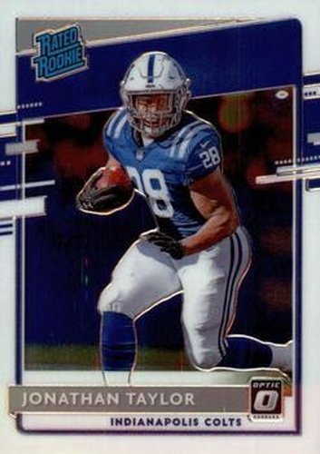 #167 Jonathan Taylor - Indianapolis Colts - 2020 Donruss Optic Football