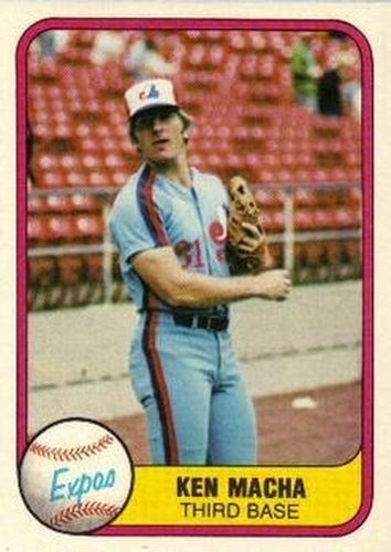 #167 Ken Macha - Montreal Expos - 1981 Fleer Baseball