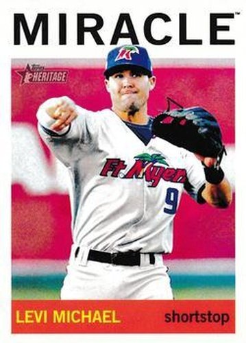 #167 Levi Michael - Fort Myers Miracle - 2013 Topps Heritage Minor League Baseball
