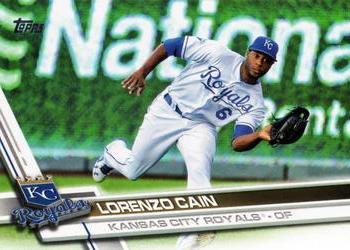 #167 Lorenzo Cain - Kansas City Royals - 2017 Topps Baseball