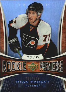 #167 Ryan Parent - Philadelphia Flyers - 2007-08 Upper Deck Trilogy Hockey