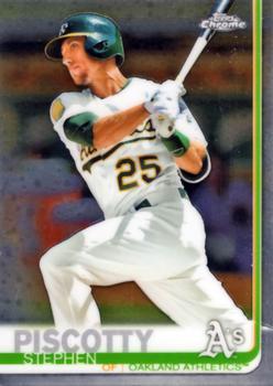 #167 Stephen Piscotty - Oakland Athletics - 2019 Topps Chrome Baseball