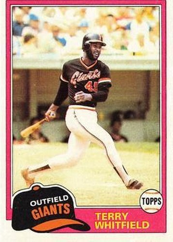 #167 Terry Whitfield - San Francisco Giants - 1981 Topps Baseball