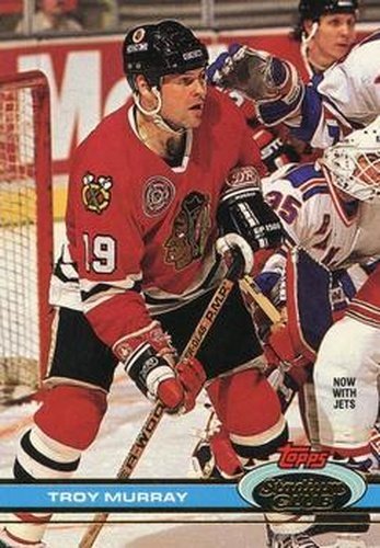 #167 Troy Murray - Winnipeg Jets - 1991-92 Stadium Club Hockey