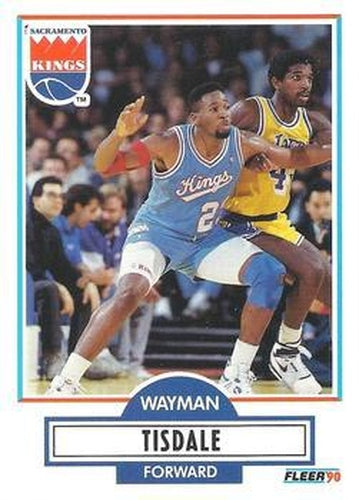 #167 Wayman Tisdale - Sacramento Kings - 1990-91 Fleer Basketball